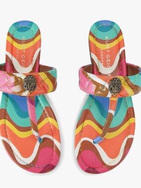 Kurt Geiger Kensington T-Strap Sandal Sz 36.5